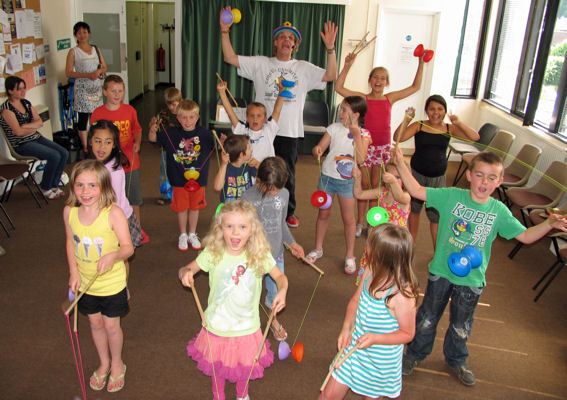 Diabolos at a Circus Skills Workshop